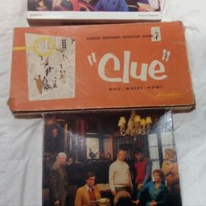 Vintage Clue Board Game Sprinbok